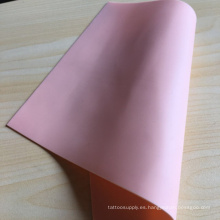 Almohadilla de piel de práctica rosa claro súper suave